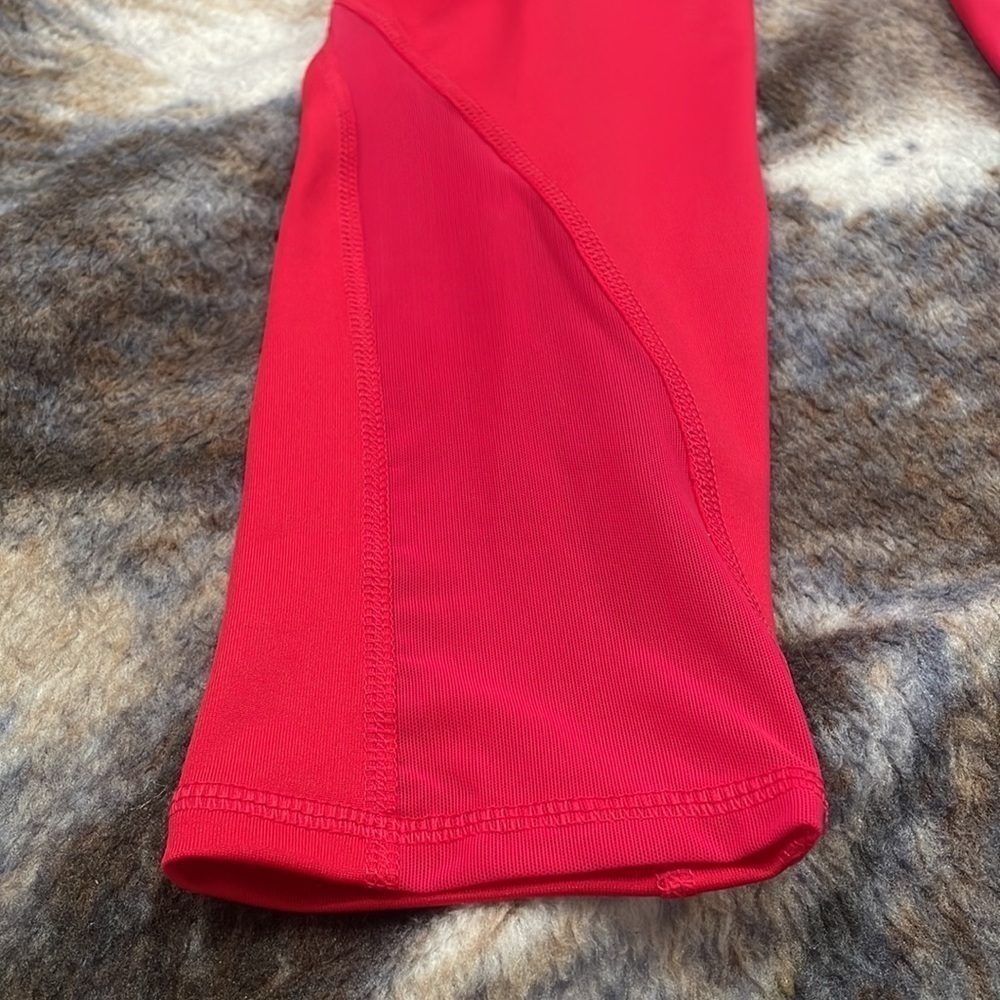 Girls red leggings - Picture 2 of 8